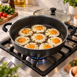 تابه تک سایز 36 گرانیتی آذین مشکی (AF) کد LGH093