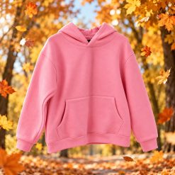 هودی بیسیک زنانه تو کرک صورتی (PG) کد WF-015032