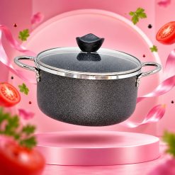 Alternative view of قابلمه تک سایز 18 آپادانا گرانیتی 3 نفره مدادی چکشی (AF) کد LGH129