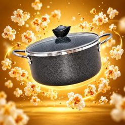 قابلمه تک سایز 24 آپادانا گرانیتی 6 نفره مدادی چکشی (AF) کد LGH124