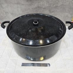 قابلمه تک سایز 50 گرانیتی 45 نفره آذین مشکی (AF) کد LGH100 - تصویر 4