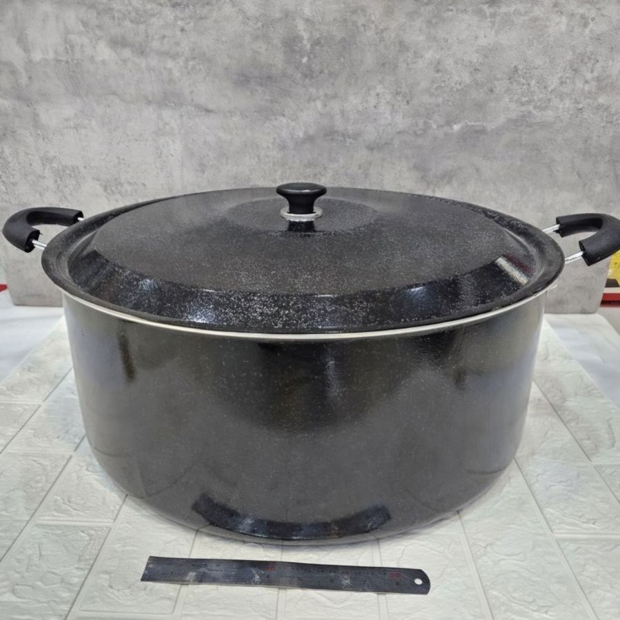 قابلمه تک سایز 50 گرانیتی 45 نفره آذین مشکی (AF) کد LGH100 - تصویر 6