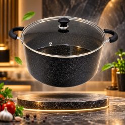 Alternative view of قابلمه تک سایز 36 گرانیتی 20 نفره آذین مشکی (AF) کد LGH094