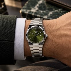 ساعت تیسوت مردانه بند استیلی صفحه سبز زیتونی (E) کد W1746