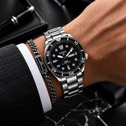 ساعت مردانه سیکو خلبانی سیلور صفحه مشکی (ZZ) W1765