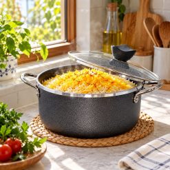 Alternative view of قابلمه تک سایز 24 آپادانا گرانیتی 6 نفره مدادی چکشی (AF) کد LGH124