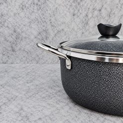 قابلمه تک سایز 20 آپادانا گرانیتی 4 نفره مدادی چکشی (AF) کد LGH127 - تصویر 5