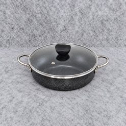 تابه تکی سایز 20 بدون درب گرانیتی آپادانا مدادی چکشی (AF) کد LGH120 - تصویر 6