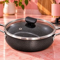 تابه تکی سایز 20 بدون درب گرانیتی آپادانا مدادی چکشی (AF) کد LGH120