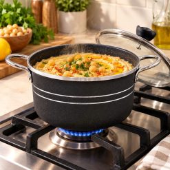 قابلمه گرانیتی آپادانا 4 نفره رنگ مشکی (AF) کد 15144SX-L