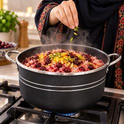 Alternative view of قابلمه تک سایز 28 گرانیتی 10 نفره آپادانا مشکی (AF) کد LGH122