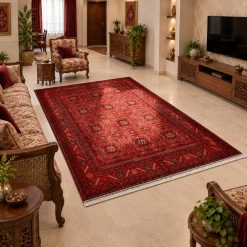 Alternative view of فرش آشپزخانه طرح سنتی قرمز ترمز دار (TI) کد 0023A-5706