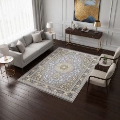 Alternative view of فرش اتاق و پذیرایی کلاسیک رنگ طوسی استپ دار (TI) کد XMA-5761