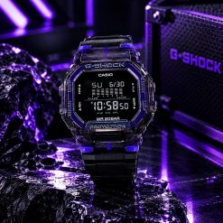 ساعت مردانه جی شاک GBD مشکی بنفش دیجیتال (E) W1766